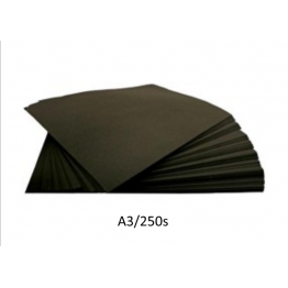 Black paper 112gsm A3 250 sheets