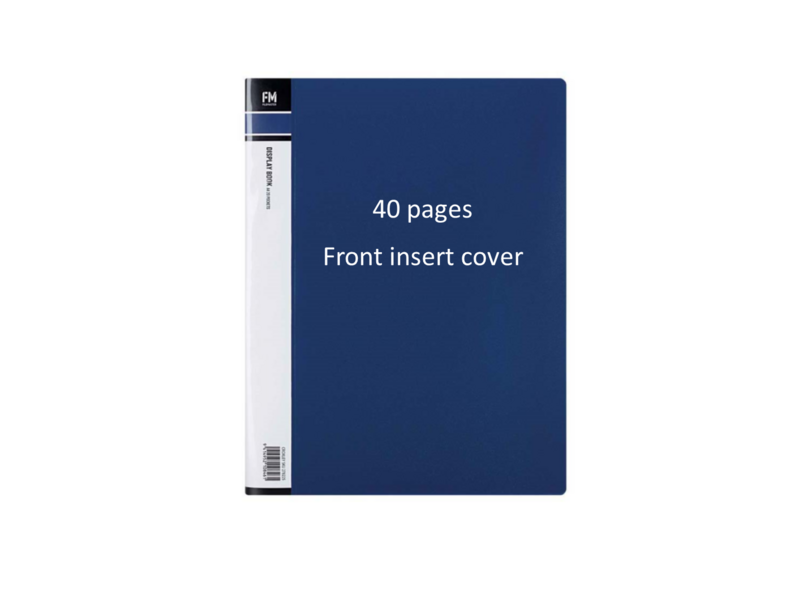 Portfolio display book front insert cover 40 pages Mixed colour