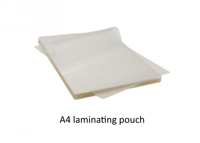 A4 laminating pouch 80 micron Pk100