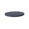 Matt paper circles black 25cm Pk50