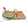 Wooden pizza set with wooden tray