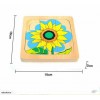 Multi-layer sunflower life cycle puzzle