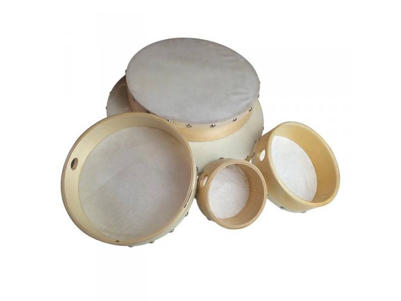 Wooden hand drum 15cm