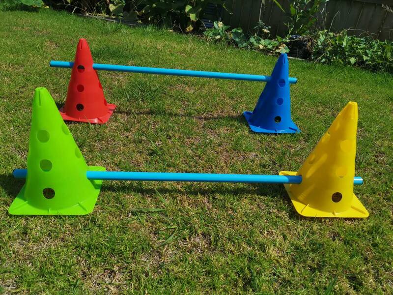 Hurdles and cones set 12pcs