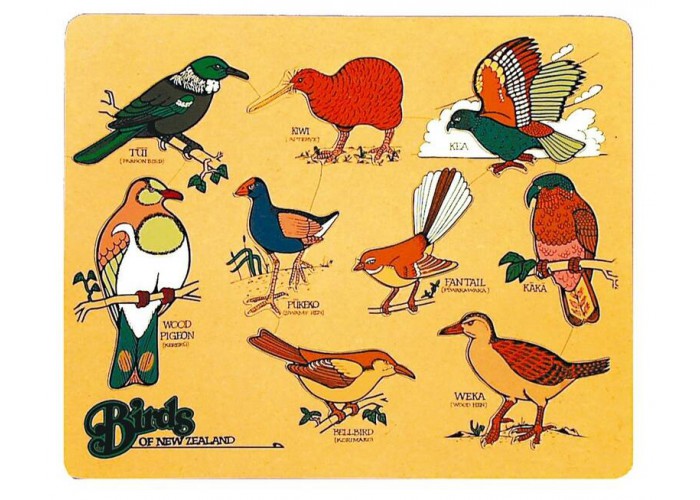 Birds of New Zealand puzzle