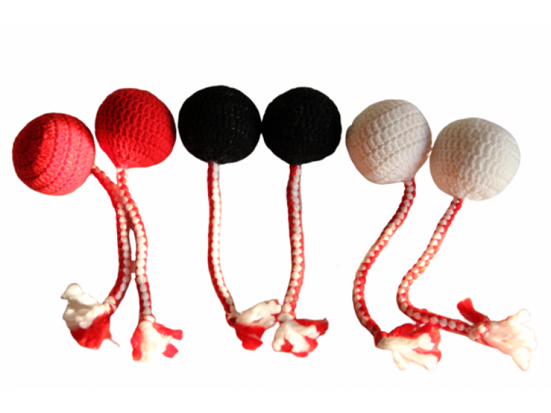 Crochet Poi set of 3 pairs