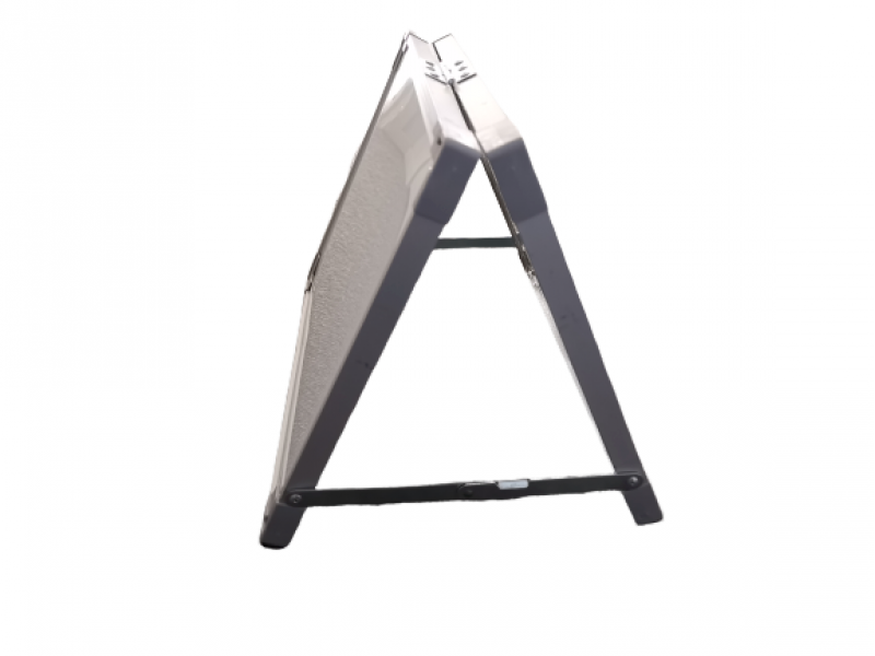 Tabletop magnetic white board foldable stand