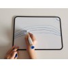 Double sided magnetic A4 whiteboard