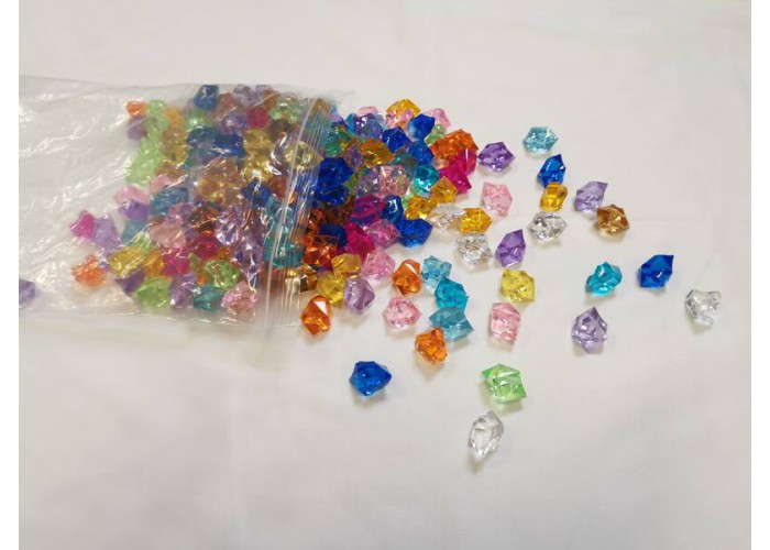 Translucent counting gems 215pcs