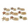 Matariki stars wooden magnets 18pcs