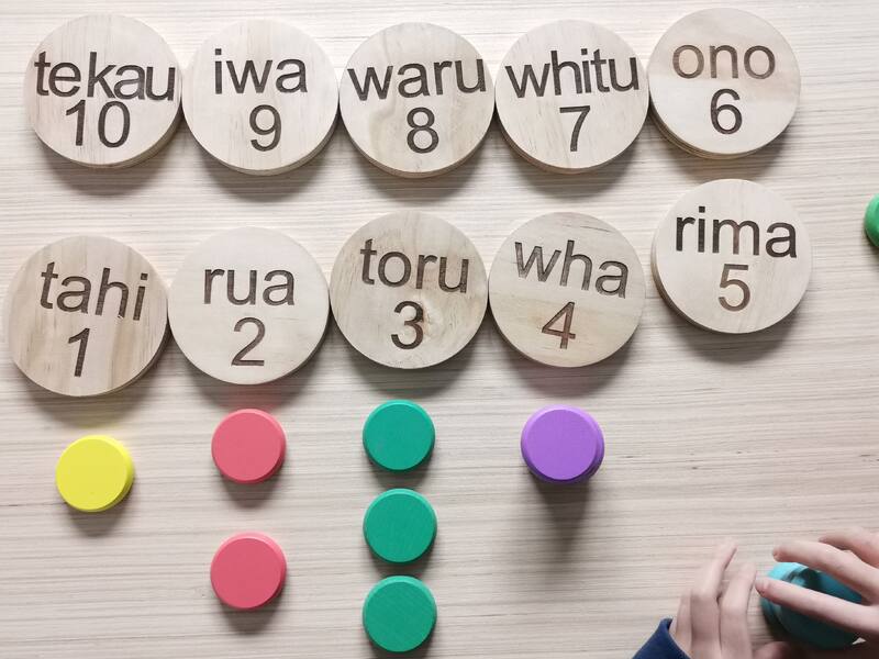 Te reo number counters 1 - 10