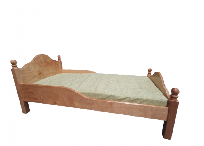 Wooden play bed with matress 1300mm