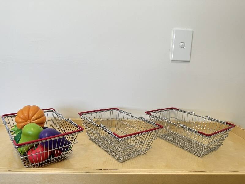 Grocery baskets set of 3