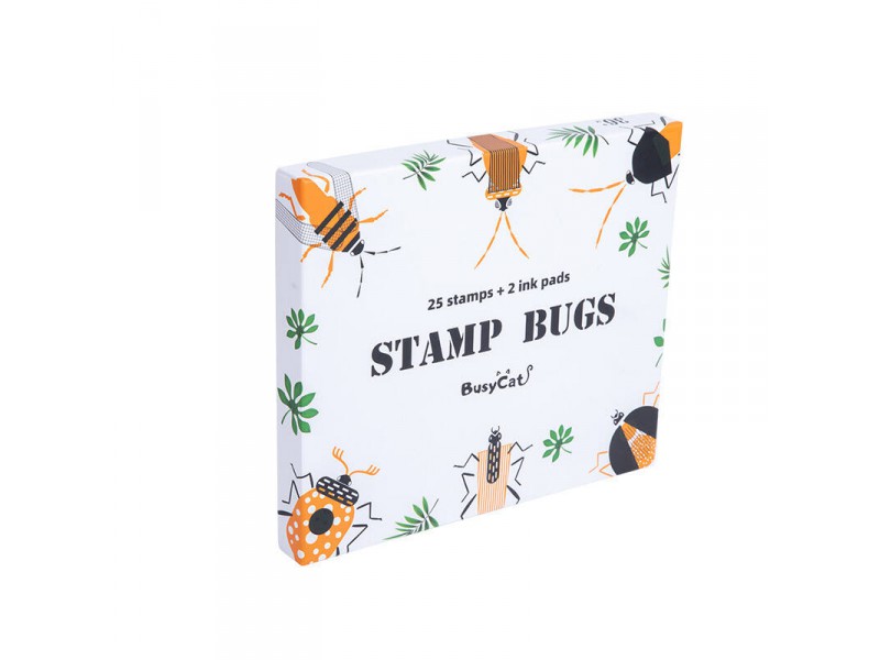 Wooden stamp bugs